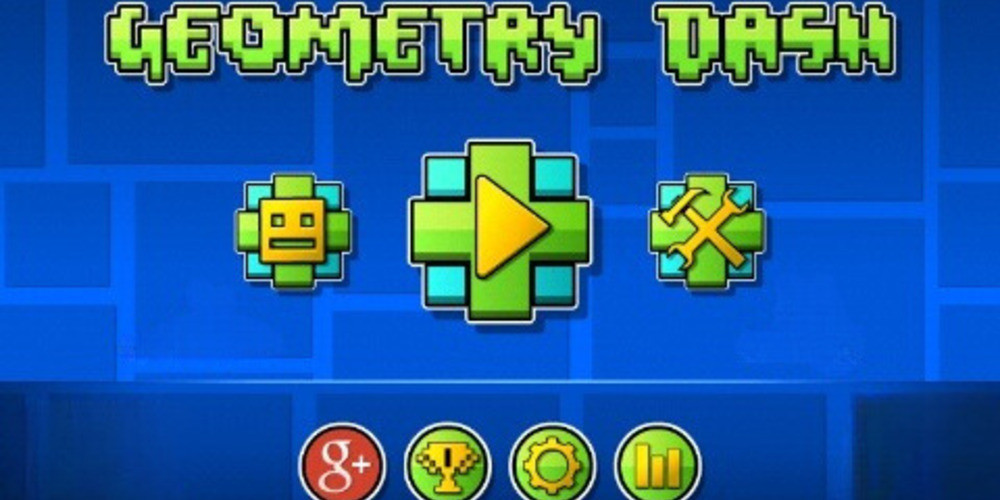 geometry dash game menu