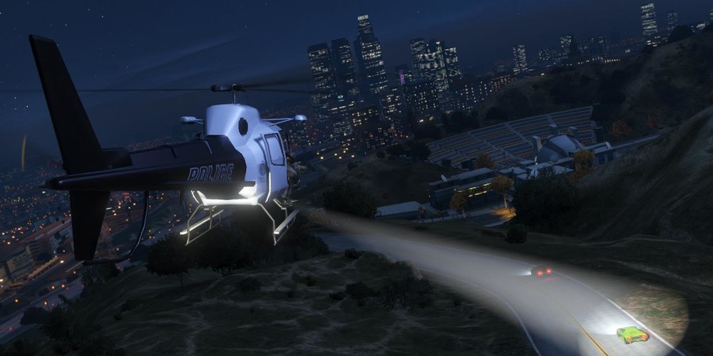 GTA 5 police helicopter