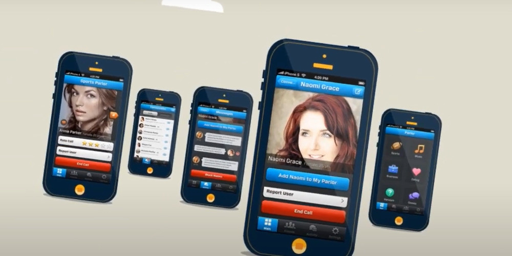Parlor Social Talking App smartphones