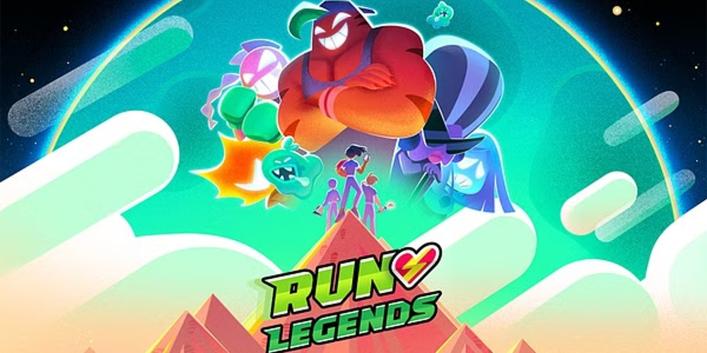Run Legends games art logo