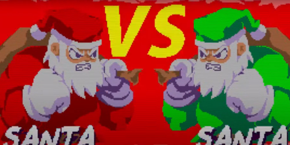 Santa Fighter game screenshot
