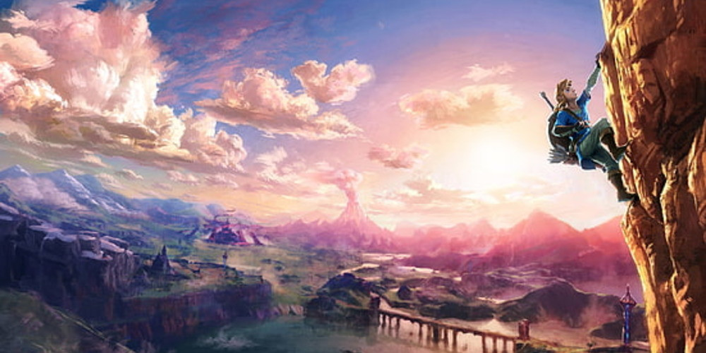 The Legend of Zelda open world in game